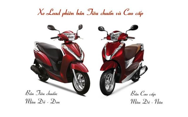 so sanh xe honda lead tieu chuan va cao cap