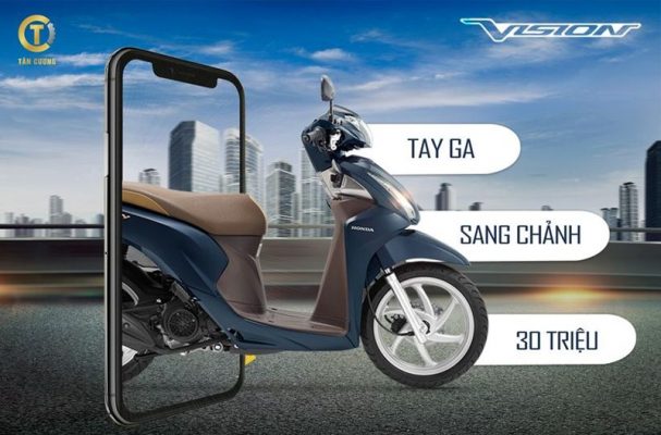 xe honda vision co bao nhieu mau