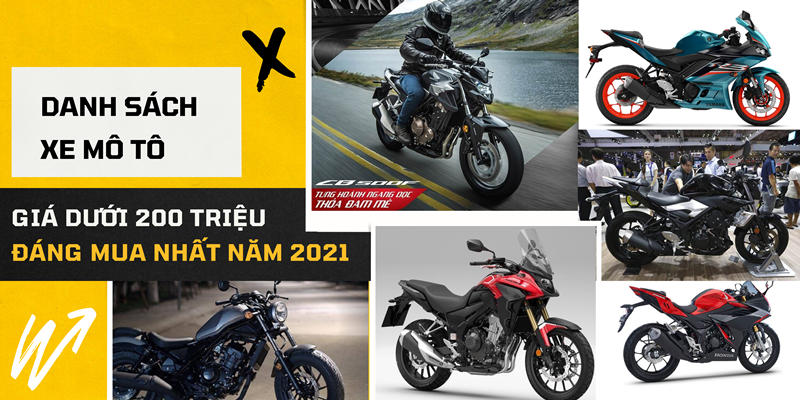 xe mo to gia duoi 200 trieu 2021