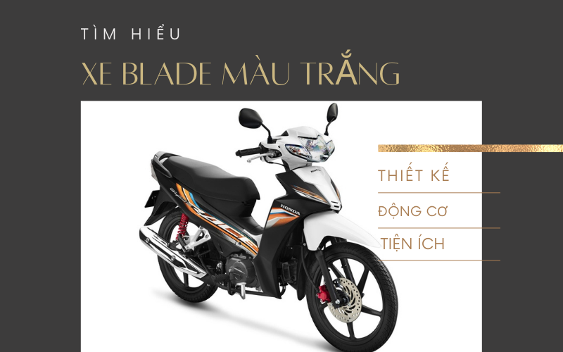 Honda Blade mau trang