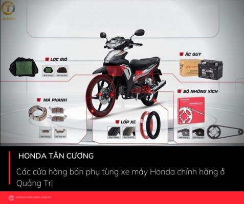 cac cua hang ban phu tung xe may honda tai quang tri