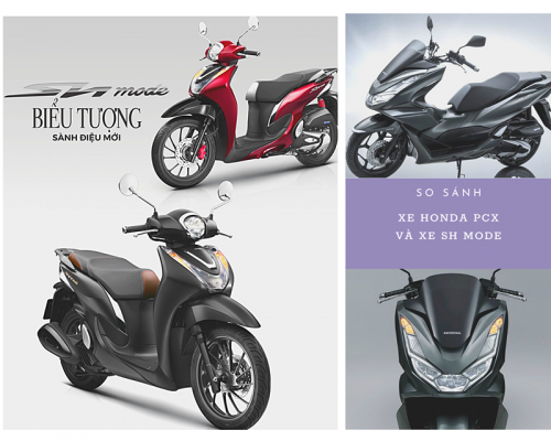 co nen mua xe pcx hay xe sh mode