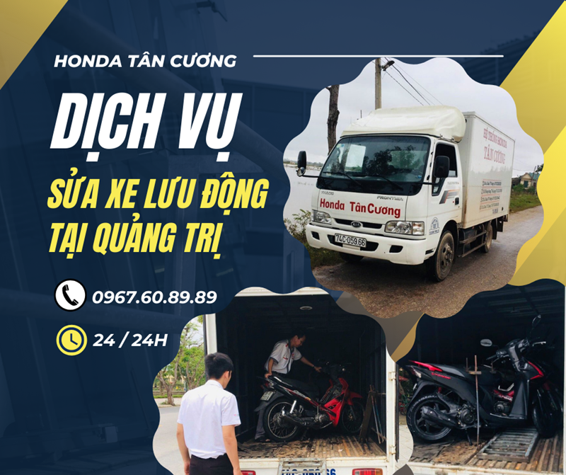 Sửa xe máy lưu động tại Quảng Trị - 0967.60.89.89